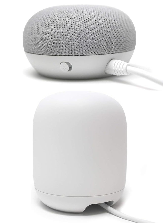 كابل طاقة Vebner بطول 6 أقدام متوافق مع Google Nest Mini و Nest Hub و Nest WiFi Router و Nest WiFi Point (طويل) - Image 3